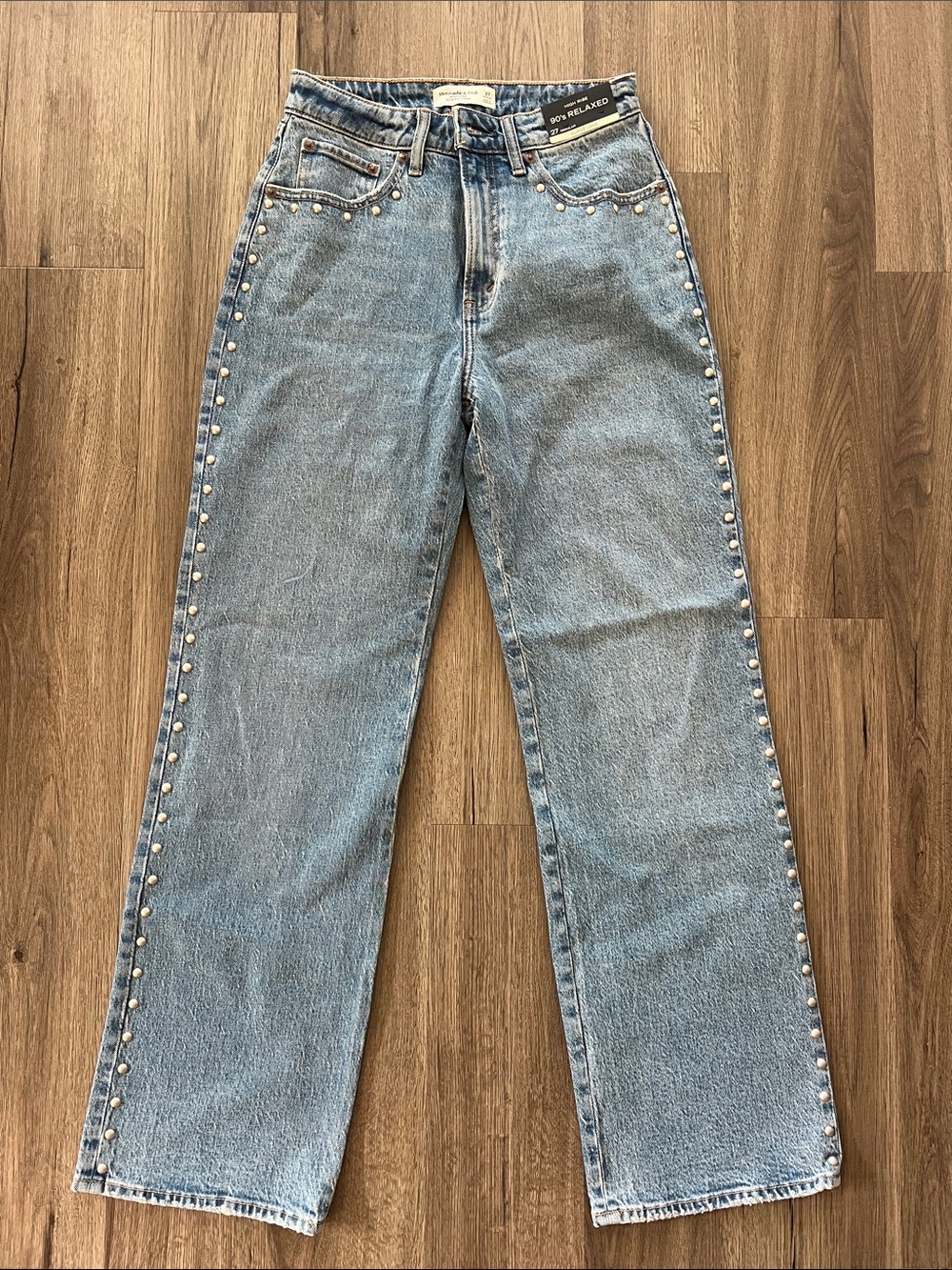 Abercrombie & Fitch Curve Love High Rise 90s Relaxed Jean